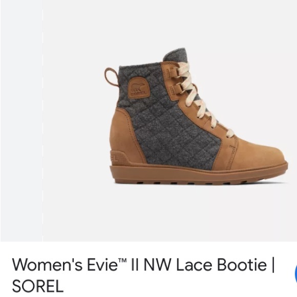 Sorel Evie II NW Lace Bootie 7 / 38 - Picture 8 of 15